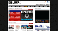 Desktop Screenshot of bluffeurope.com